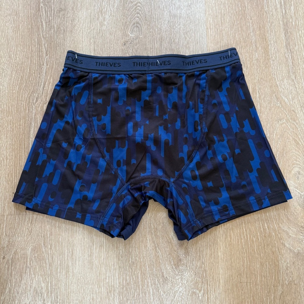 Pair of‎ Thieves 2-Pack Underwear Trunks Super Fit Mesh Camo/Navy Mens Small